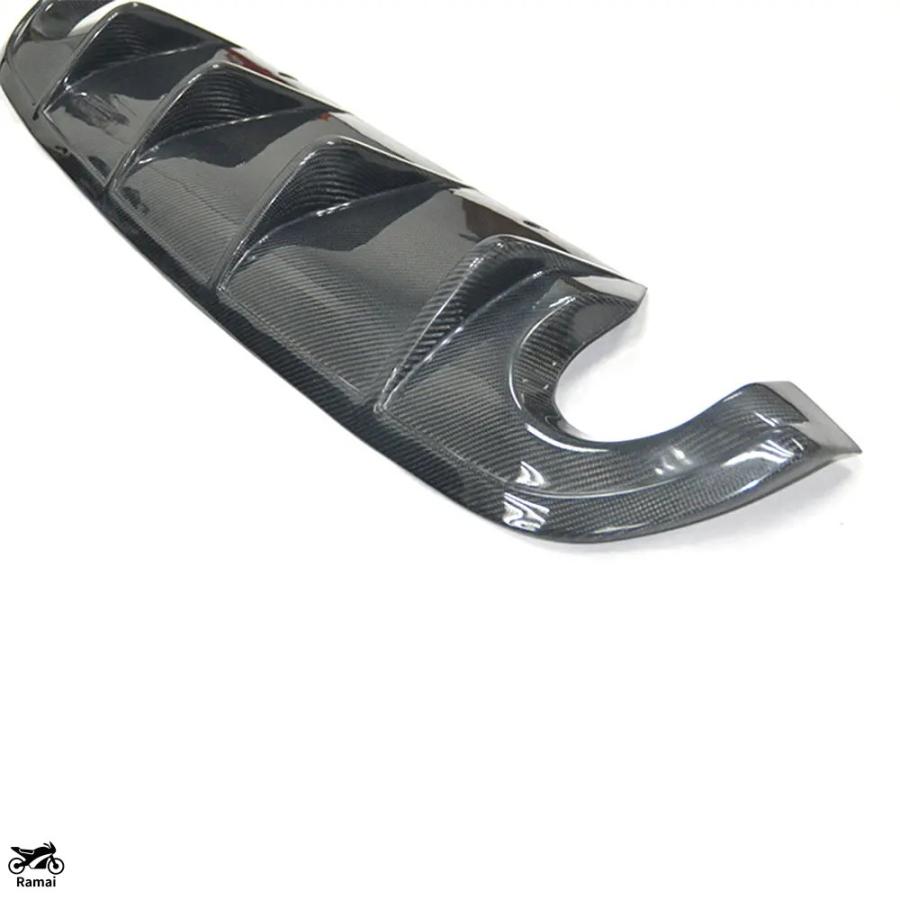 【並行輸入品】 カーボン / FRP リア デュフューザー リップ スポイラー Q50 Q50S セダン 4 ドア スタンダード スポーツ 2014年-2017年 add on バンパー カバーの画像