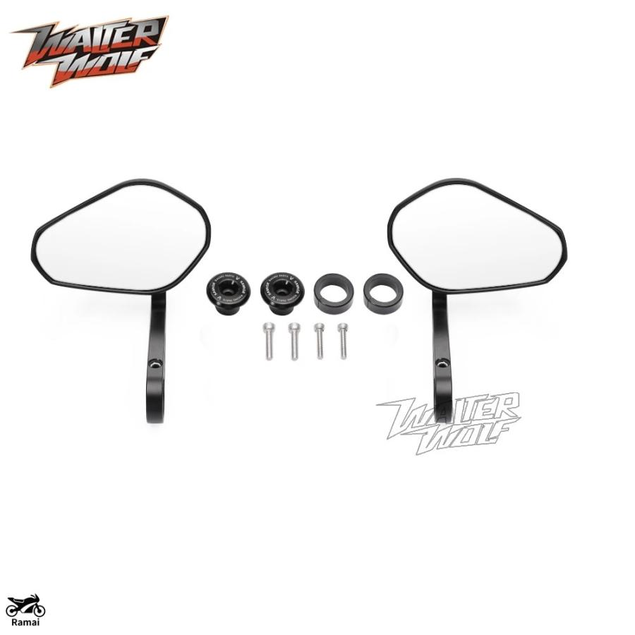 並行輸入品】 モーターycle 調整可 リア サイド ミラー ホンダ ADV 350