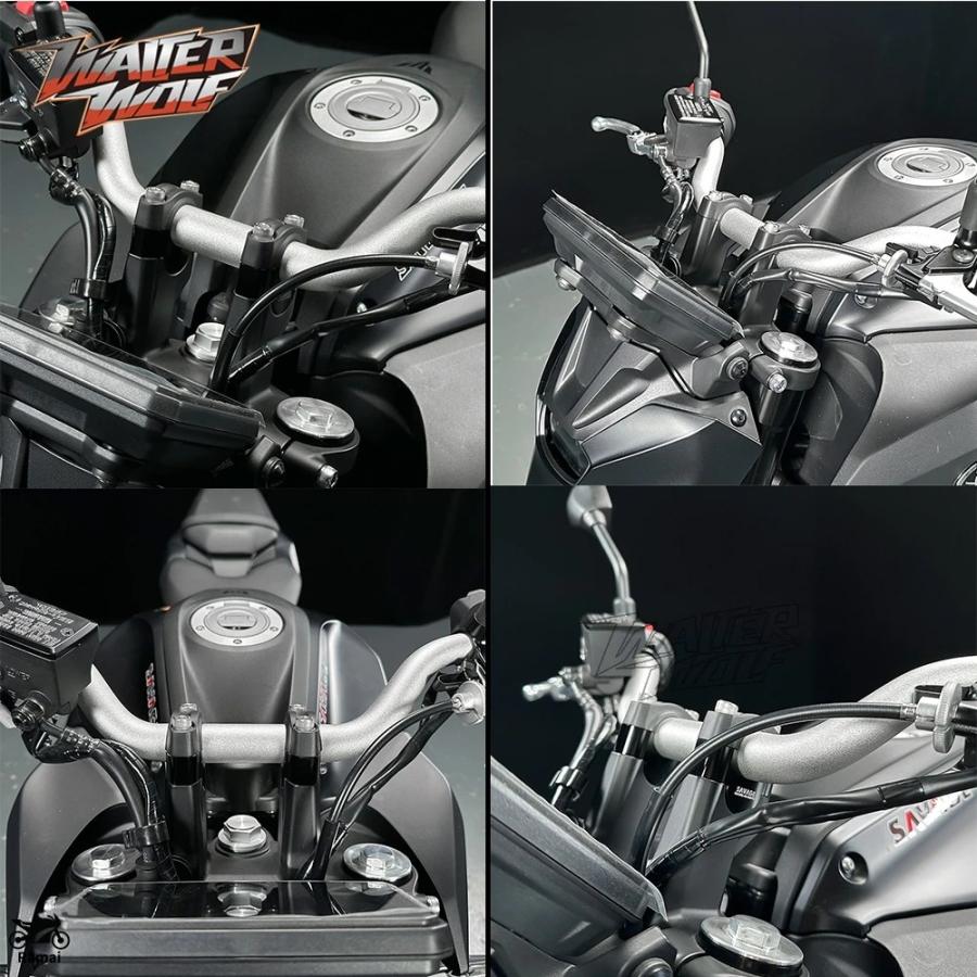 並行輸入品 20mm ライザーs クランプ アダプター バイク ハンドル