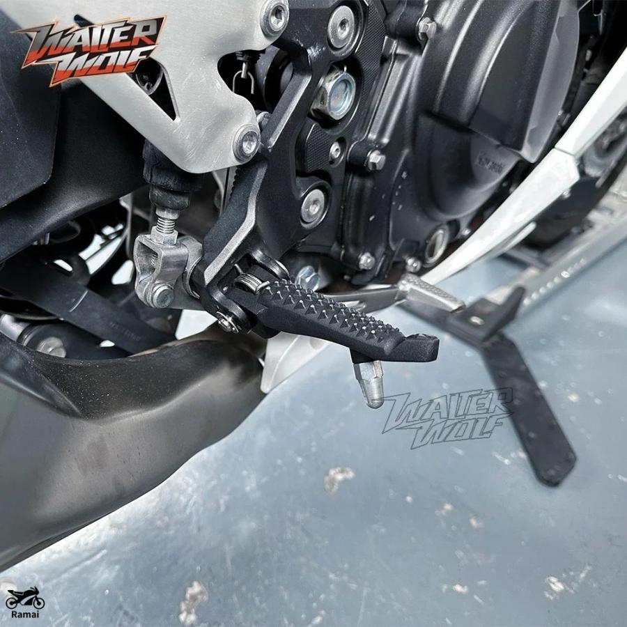 並行輸入品】 バイク フロント リア フット レスト ライダー ペグ