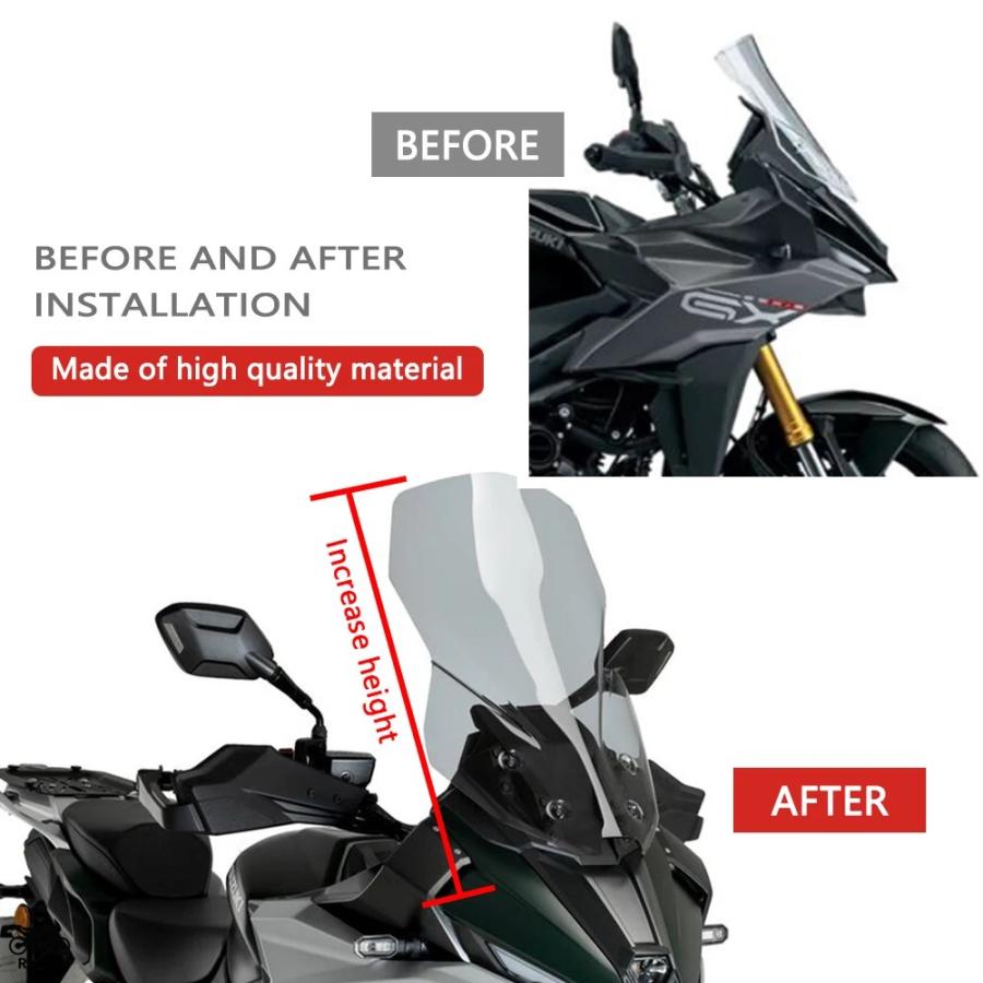 並行輸入品 GSX-S1000GX 2024 GSX S1000 GX 2025 バイク 風防