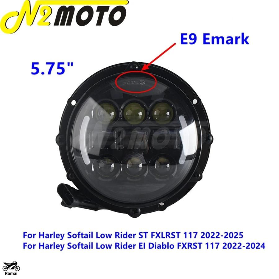 並行輸入品 5.75インチ LED ヘッドライト ブラケット ハーレー