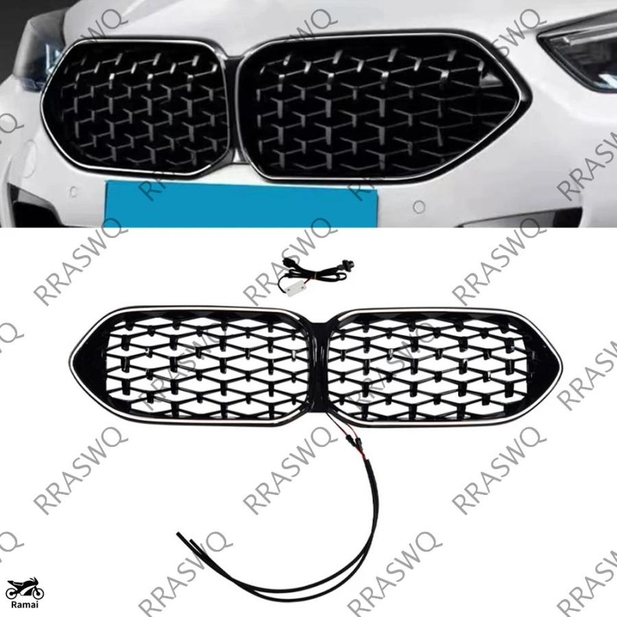 並行輸入品 フロント グリル バンパー グリル LED ライト BMW 2 シリーズ F44 220i 225i M235i M240i 4 ドアs 2021年-2024 グリル カスタム パーツ_1