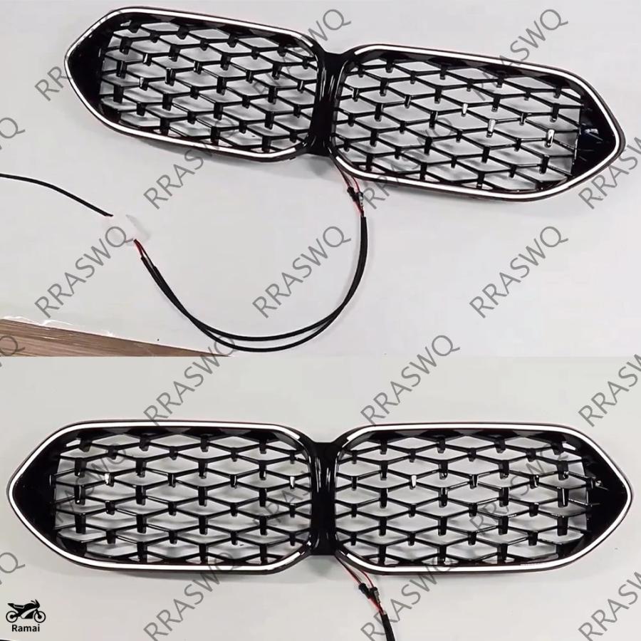 並行輸入品 フロント グリル バンパー グリル LED ライト BMW 2 シリーズ F44 220i 225i M235i M240i 4 ドアs 2021年-2024 グリル カスタム パーツ_2