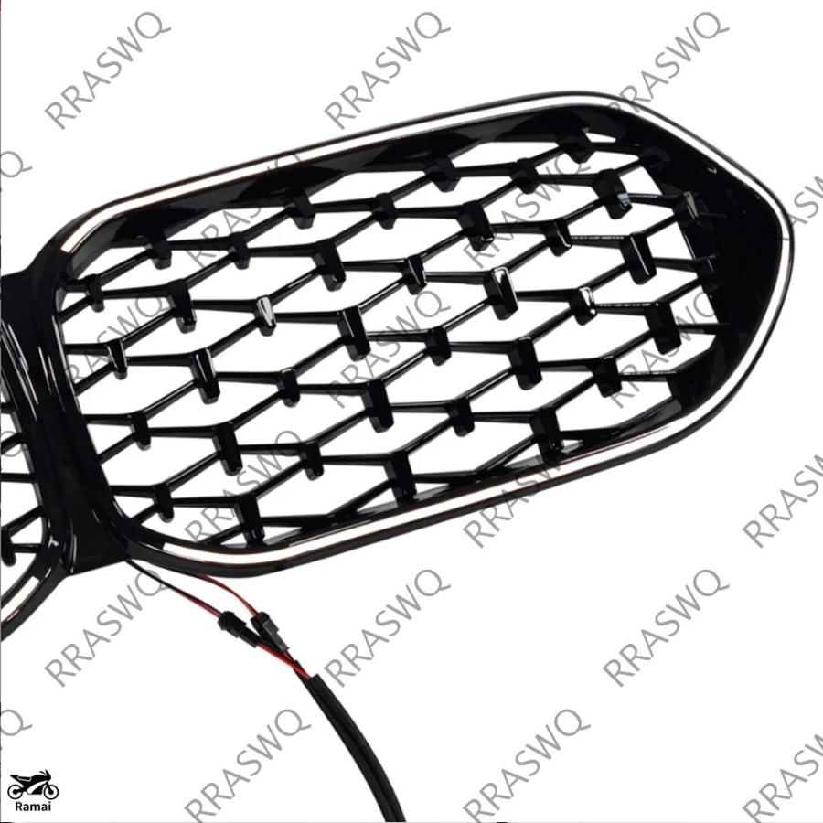 並行輸入品 フロント グリル バンパー グリル LED ライト BMW 2 シリーズ F44 220i 225i M235i M240i 4 ドアs 2021年-2024 グリル カスタム パーツ_3