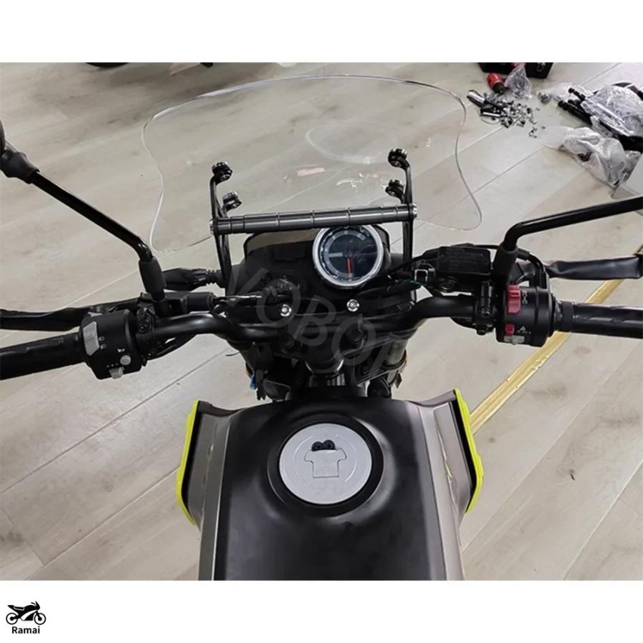 並行輸入品】 CFモト Papio XO-2 バイク 風よけ 風防 ウインドシールド