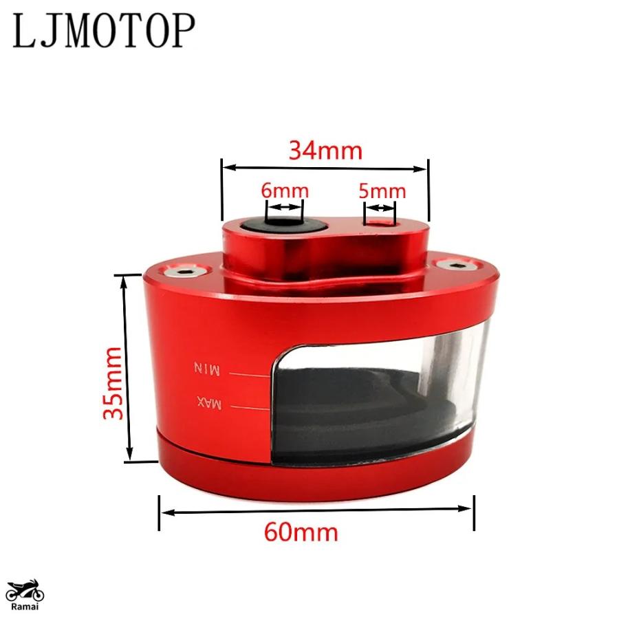 並行輸入品】 バイク CNC ブレーキ Fluid リザーバー クラッチ タンク