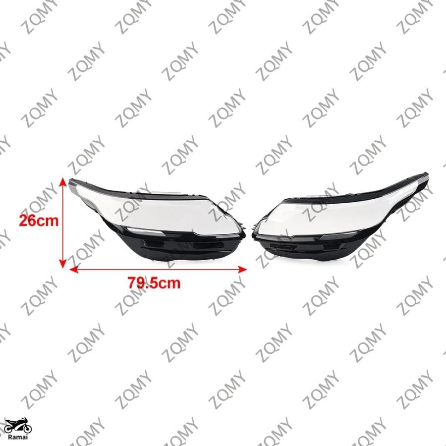 並行輸入品】 2P ヘッドライト レンズ カバー ランプシェード ランプ