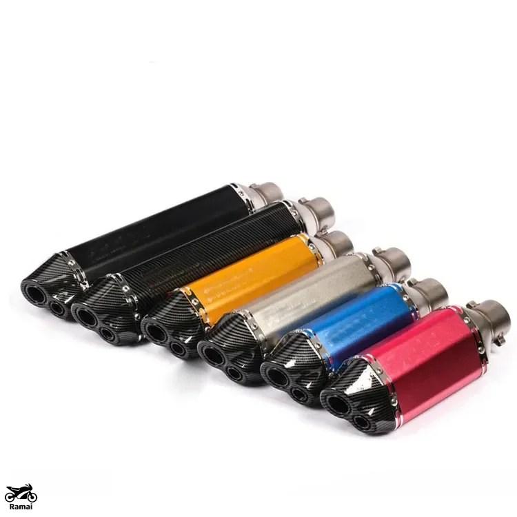 並行輸入品】 汎用 バイク エキゾースト パイプ マフラー Echappement