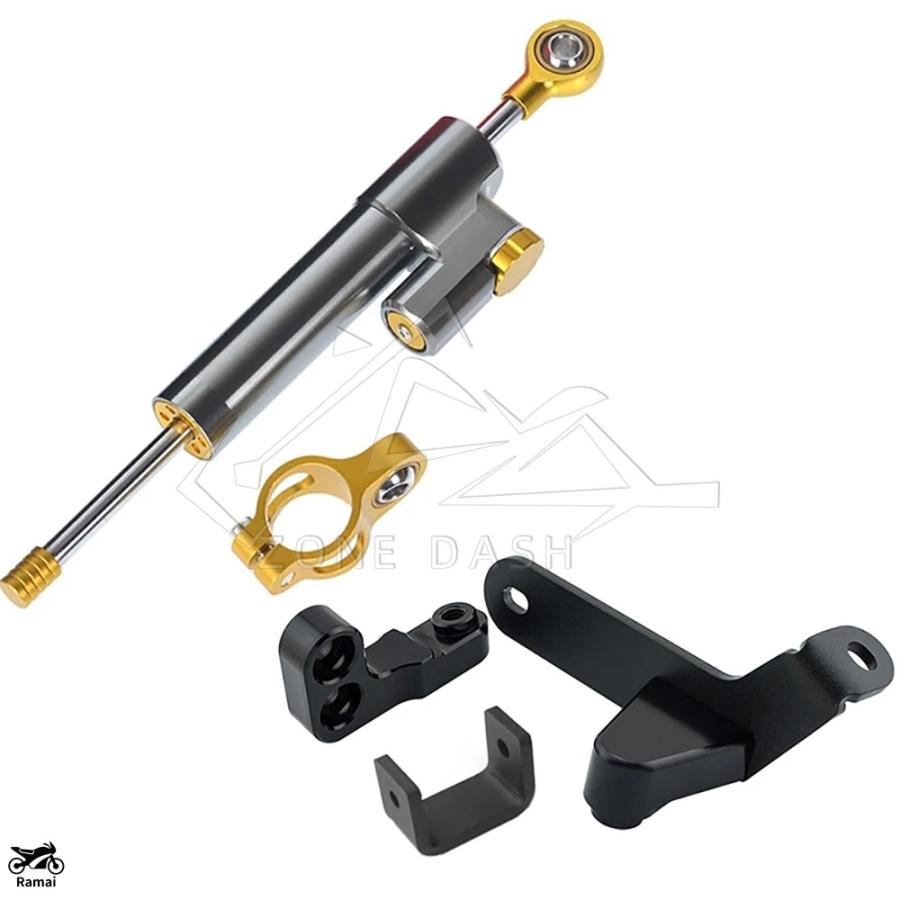 【並行輸入品】 バイク スタビライザー st 125 dax 125 ステアリング ダンパー ブラケット CNC キット ST125 DAX125 ホンダ カスタム パーツ_16
