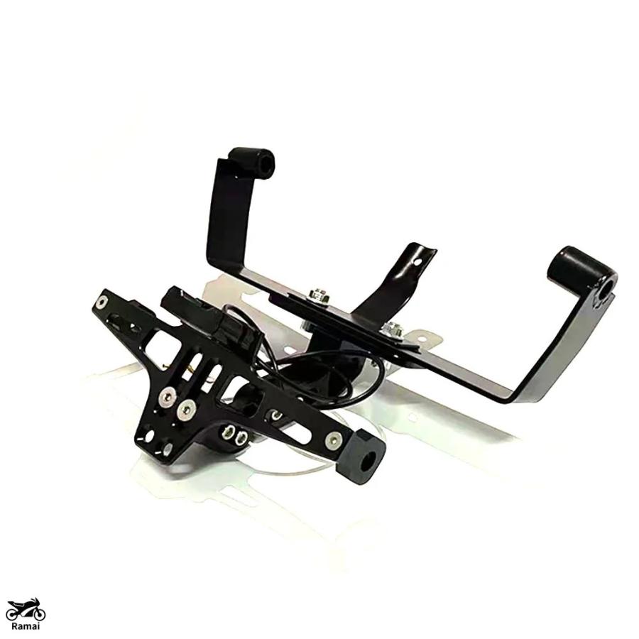 並行輸入品 フィット Italjet Dragster 200 / 250i / 125 / 400 プレート ブラケット ウィンカー ブラケット プレート ランプ Italjet Dragster カスタム_10