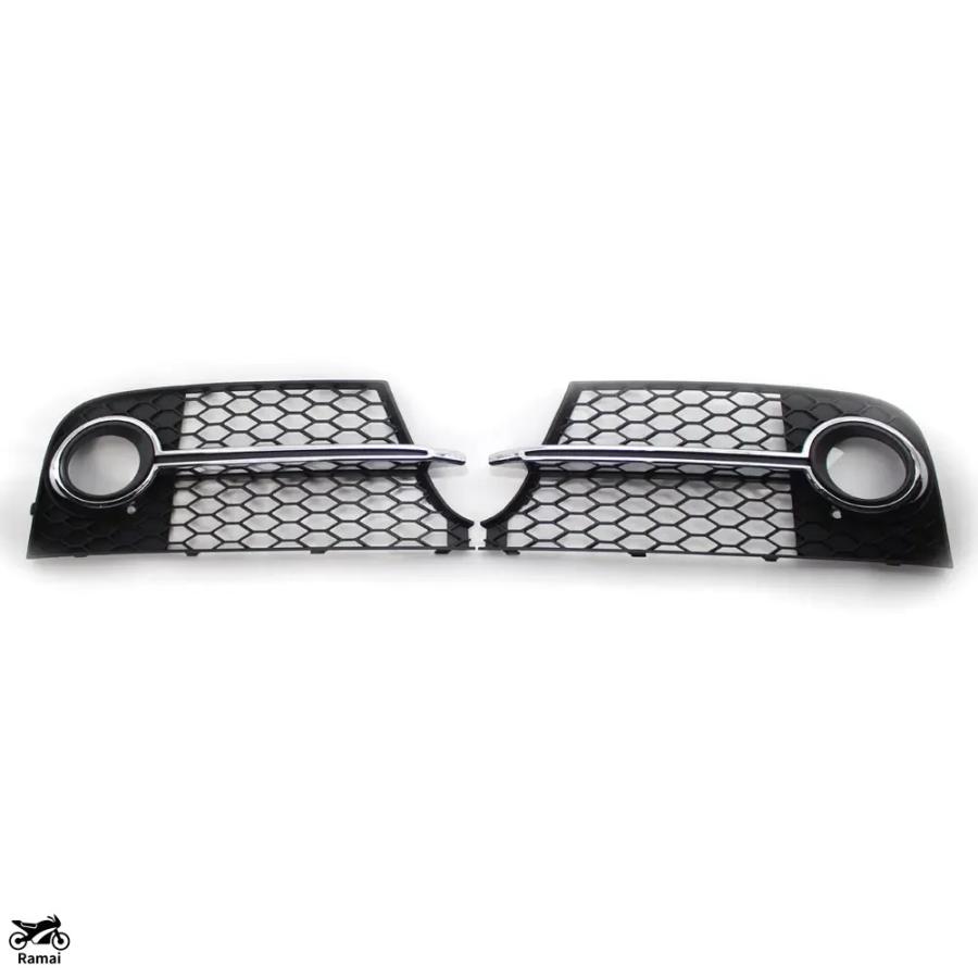 並行輸入品 2X フロント グリル ハニカム グリル カバー メッシュ グリル アウディ TT MK2 S-ライン TTS 2011年-2014年 8J0807681KT94 フォグ ライト グリ_3