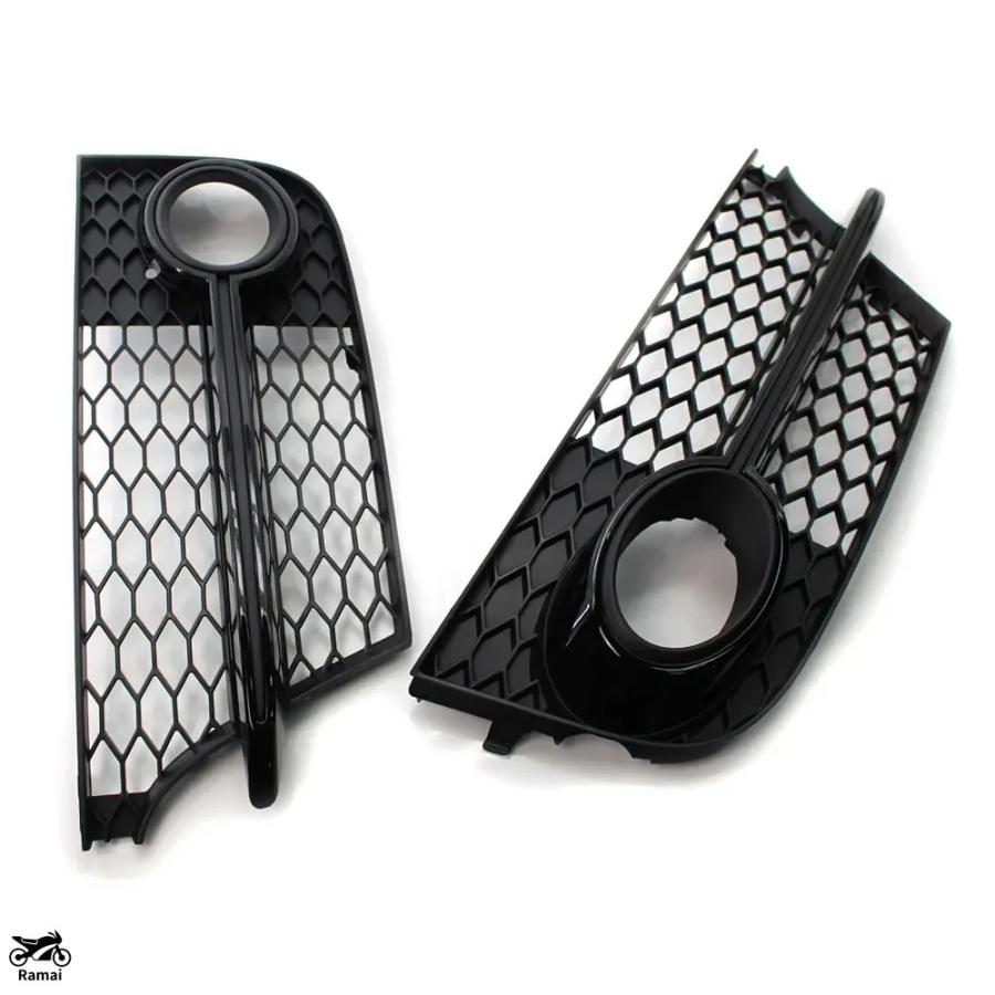 並行輸入品 2X フロント グリル ハニカム グリル カバー メッシュ グリル アウディ TT MK2 S-ライン TTS 2011年-2014年 8J0807681KT94 フォグ ライト グリ_7