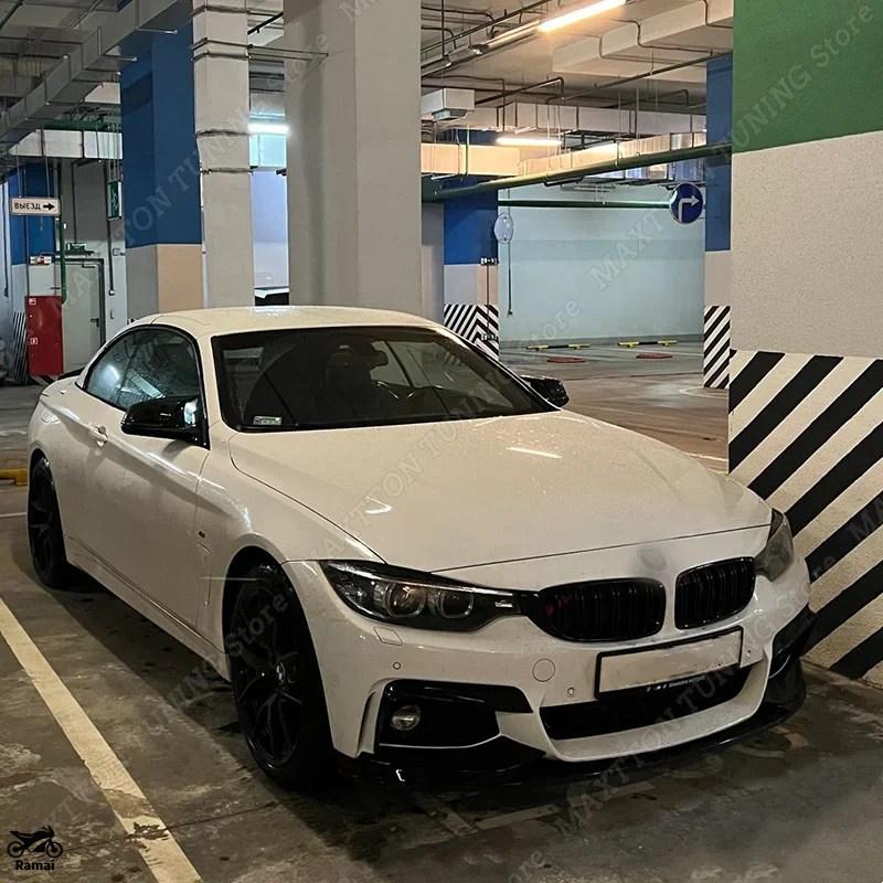 並行輸入品 1 ペア つやあり ブラック ヘッドライト アイライン BMW 4