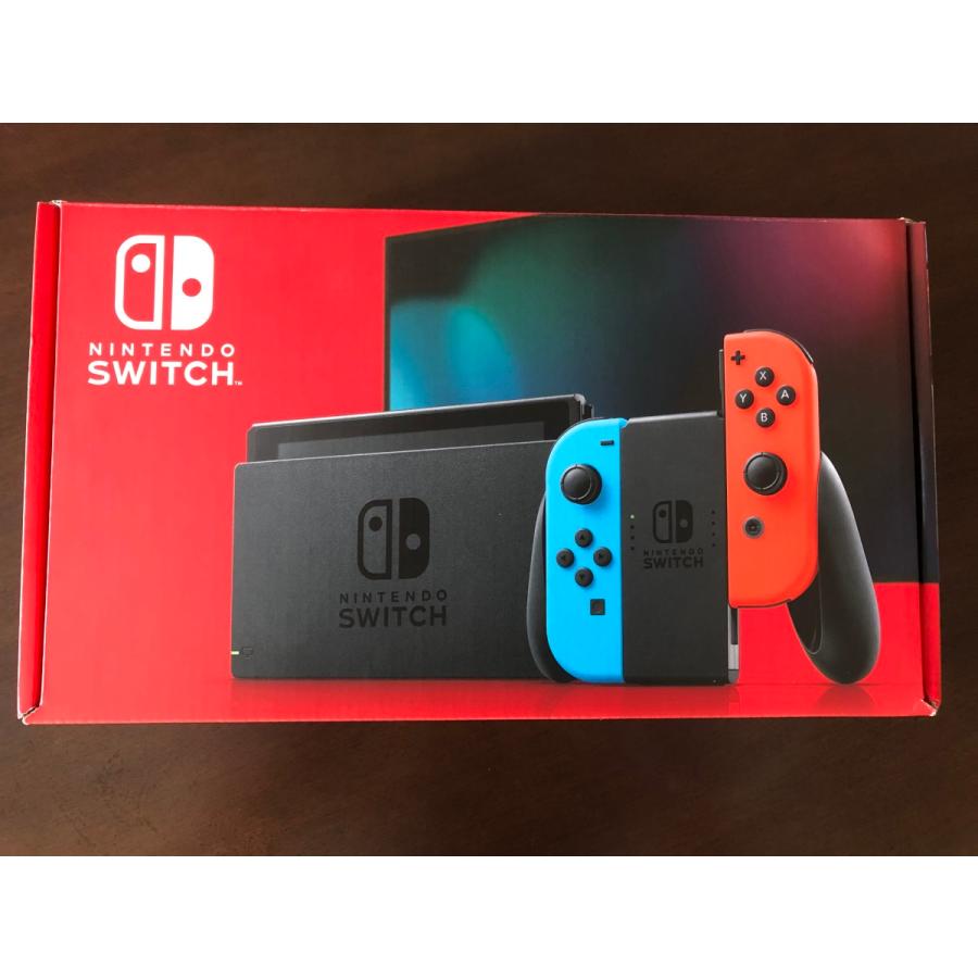 新品] 任天堂 新型Nintendo Switch JOY-CON(L) ネオンブルー/(R 