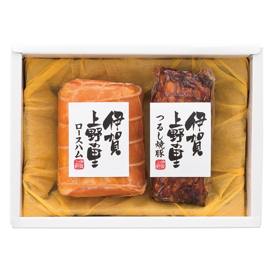 【メーカー直送】伊賀上野の里 つるし焼豚&ロースハムセット【rm26027fcd044】 |  | 01