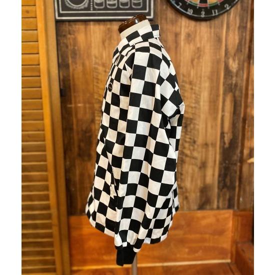 【CALIFORNIA LINE】チェッカーコーチジャケット　カリフォルニアライン　スカルフライト　ランブル | SKULL FLIGHT | 04