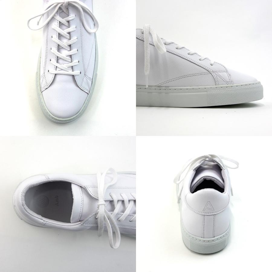 Amb エーエムビー レザー ローカットスニーカー 98 Archy ホワイト メンズ革靴 Amb 98 Archy Wh ランブルバイジーマ 通販 Yahoo ショッピング