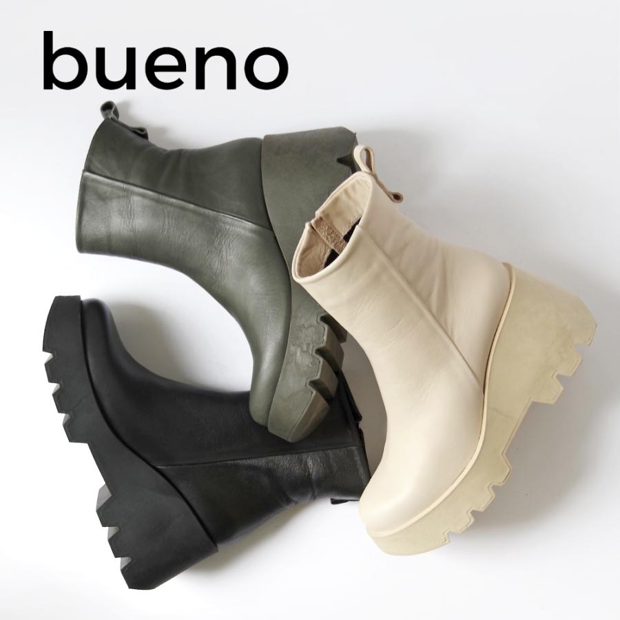 BUENO 【50％OFF】【SALE】【BUENO ブエノ】厚底サイドジップブーツ 