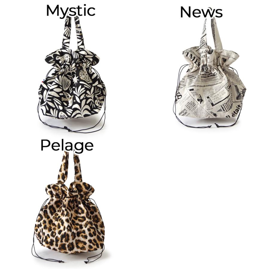 【2026年春夏新作】Erwan L アルワンエル フランス製 【Drawstring tote 25007】トートバッグ 巾着バッグ A4  肩掛け ポリエステル コットン おしゃれの画像
