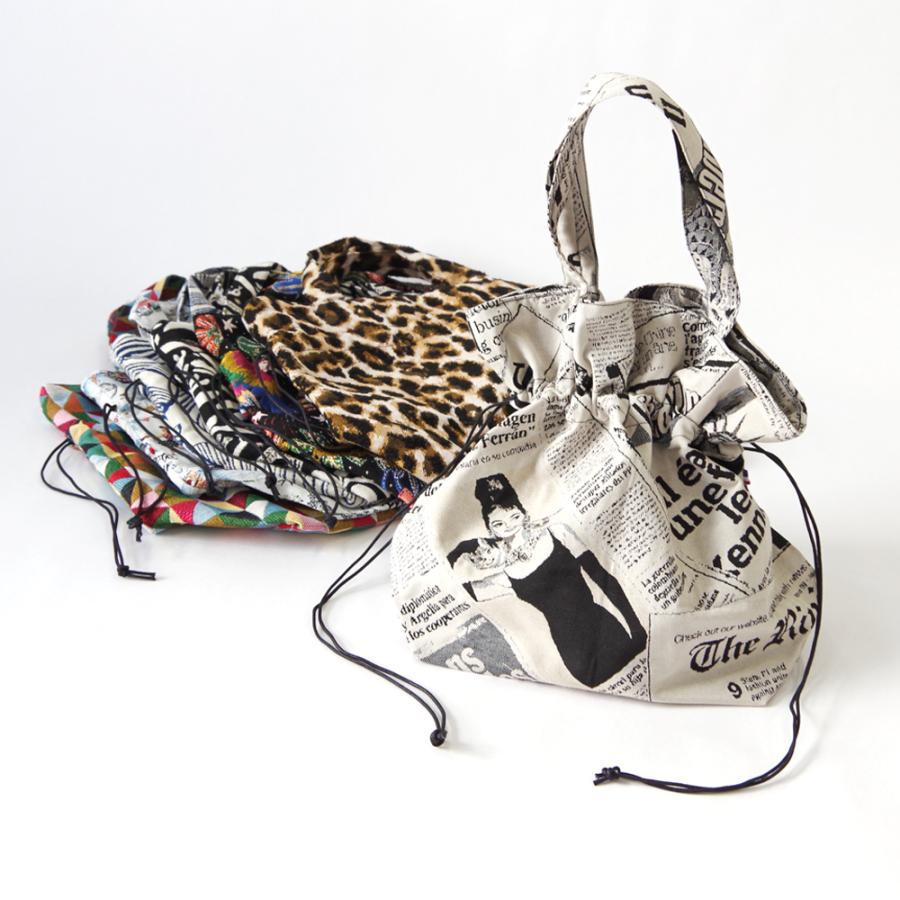 【2026年春夏新作】Erwan L アルワンエル フランス製 【Drawstring tote 25007】トートバッグ 巾着バッグ A4  肩掛け ポリエステル コットン おしゃれの画像