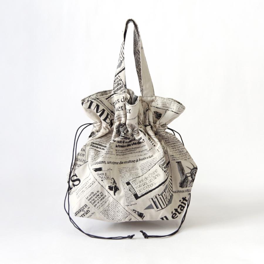 【2026年春夏新作】Erwan L アルワンエル フランス製 【Drawstring tote 25007】トートバッグ 巾着バッグ A4  肩掛け ポリエステル コットン おしゃれの画像