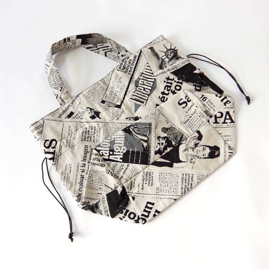 【2026年春夏新作】Erwan L アルワンエル フランス製 【Drawstring tote 25007】トートバッグ 巾着バッグ A4  肩掛け ポリエステル コットン おしゃれの画像