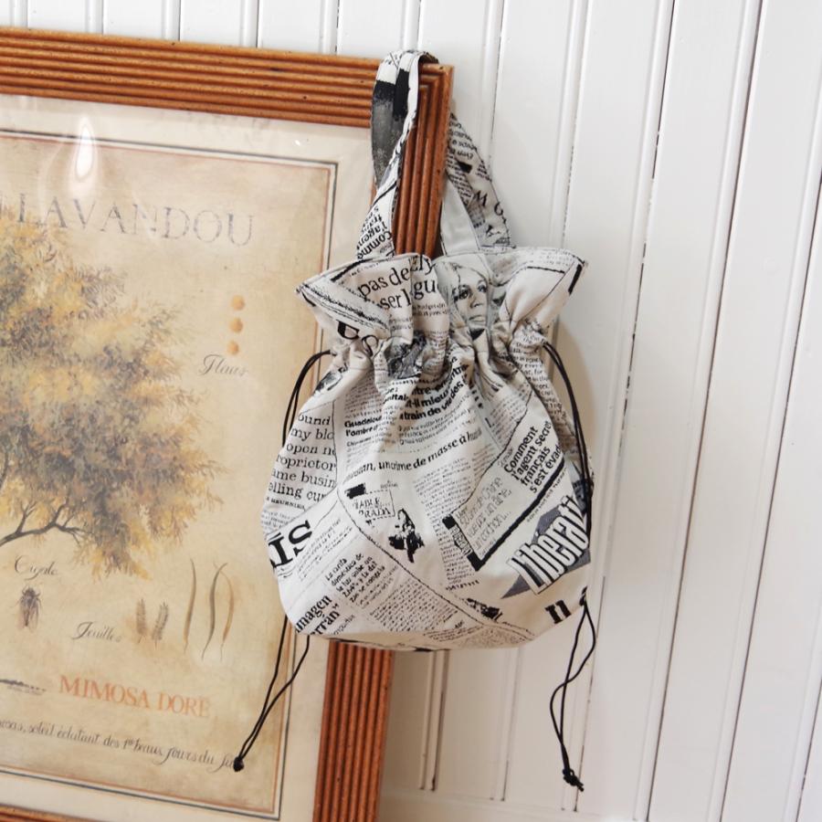 【2026年春夏新作】Erwan L アルワンエル フランス製 【Drawstring tote 25007】トートバッグ 巾着バッグ A4  肩掛け ポリエステル コットン おしゃれの画像