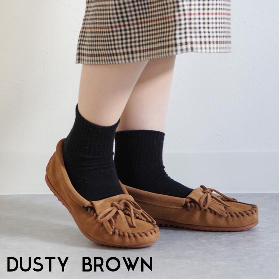 【特典付き】正規販売店 MINNETONKA ミネトンカ モカシンキルティースウェードモカシン KILTY SUEDE MOC HARDSOLE｜ramblebyziema｜11