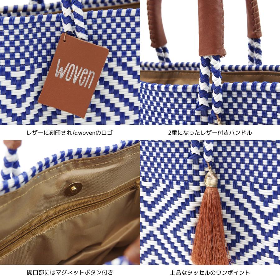 【再入荷】WOVEN ウーヴン 本革 メキシコ製 バスケットバッグ メルカドバッグ かごバッグ マルシェバッグ ミニバッグ トートバッグ｜ramblebyziema｜06