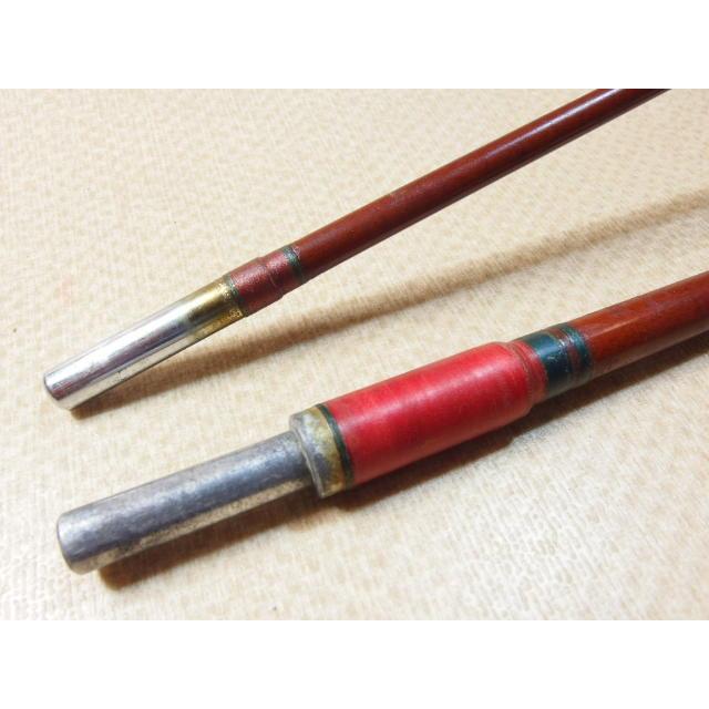 メーカー不明 5.8ft タバコグラス 2ピース ベイトロッド オールド