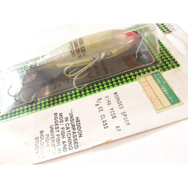 オールドヘドン HEDDON ウンデッドスプーク C 美品 Heddon ヘドンheddon ウンデッドスプークWOUNDED SPOOK スミス