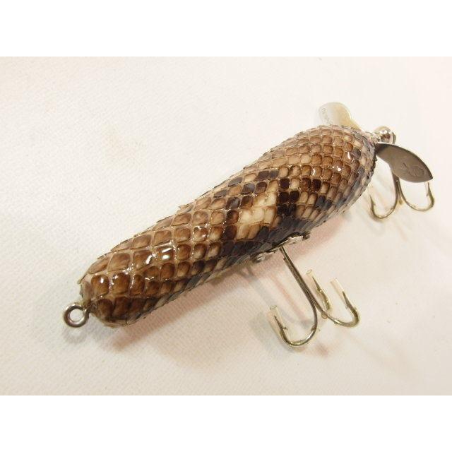 ヒヨコブランド カイテン ヘビ革 ハンドメイド トップウォータールアー