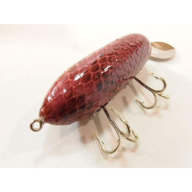 ヒヨコブランド ダンガン ヘビ革 ハンドメイド トップウォータールアー