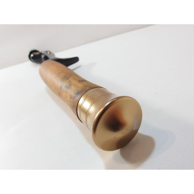 スローテーパーグリップ ウッド茶色　ストレートグリップ スローテーパー 「グリップ」