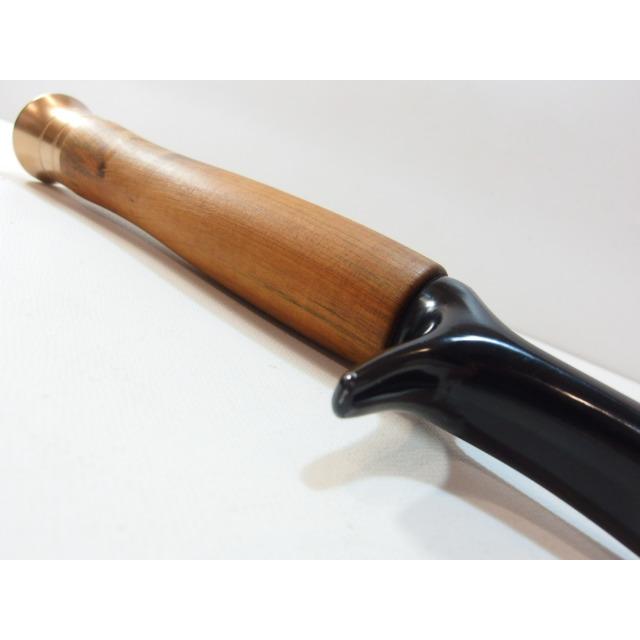 スローテーパーグリップ ウッド茶色　ストレートグリップ スローテーパー ウッド ストレートグリップ Slowtaper シングル