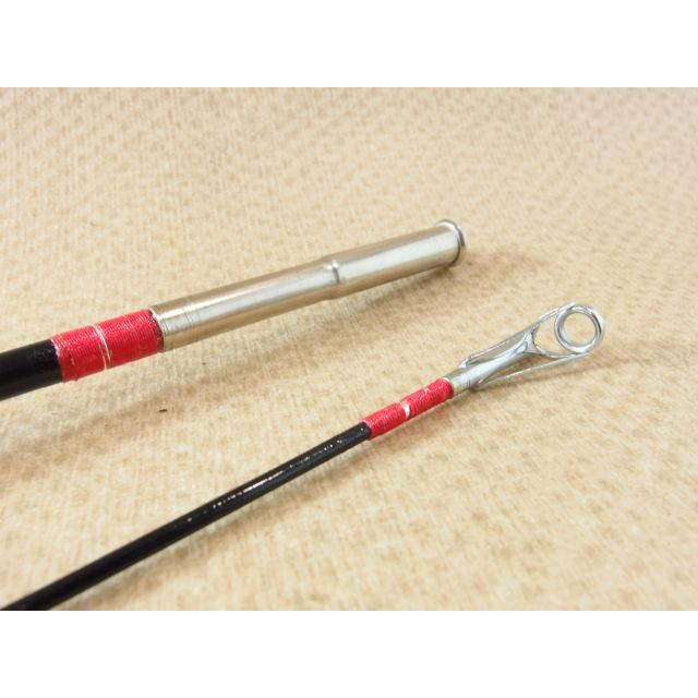 メーカー不明 6ft グラス トップウォーターロッド 2ピースベイト メーカー不明 6ft グラス トップウォーターロッド 2ピースベイト