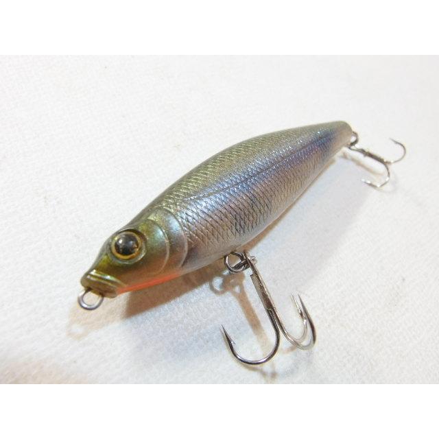 名称不明ハンドメイドトップウォーター ペンシル型ルアー オリーブ木目調 名称不明ハンドメイドトップウォーター ペンシル型ルアー