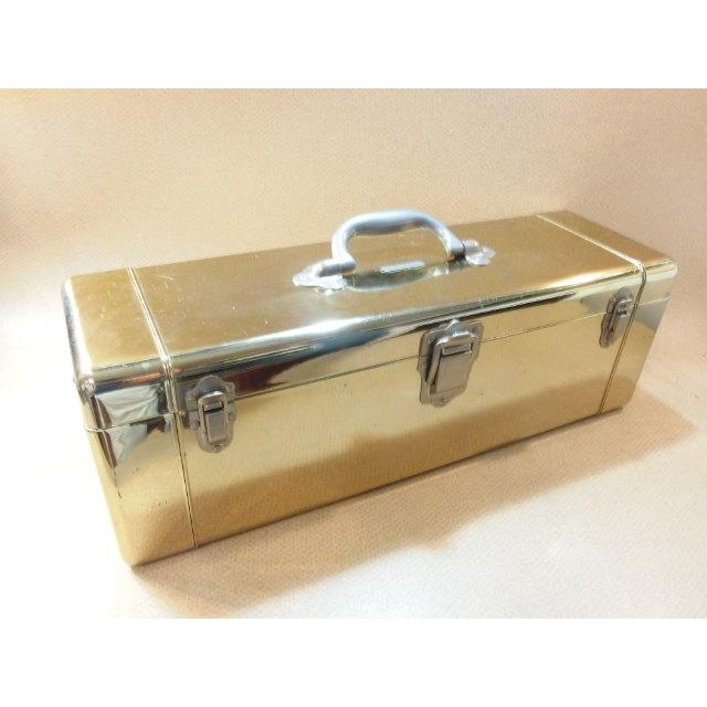 道楽 ベイタッシュケース 金メッキ 金属製 タックルボックス (31035