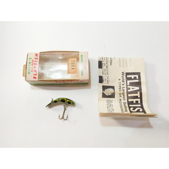 希少、美品！オールド ルアー HELIN TACKLE フラットフィッシュ 希少、美品！オールド ルアー HELIN TACKLE フラットフィッシュ