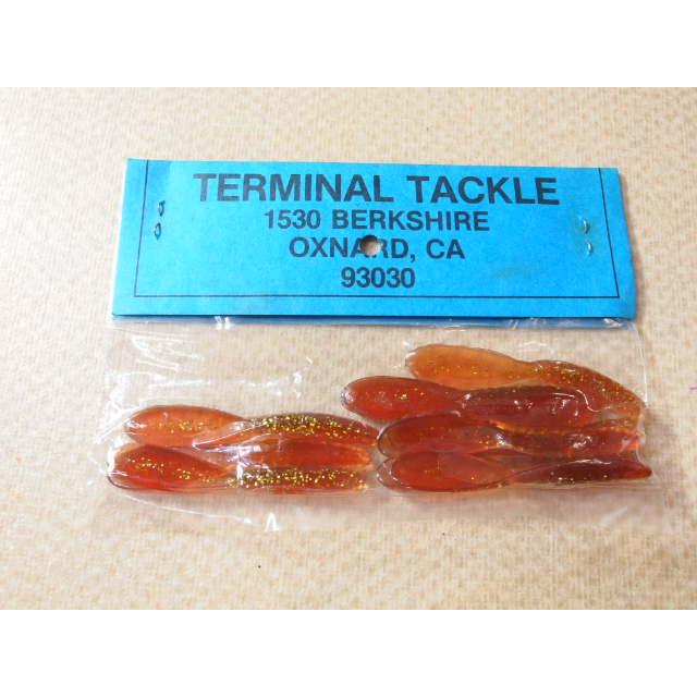 ターミナルタックル TERMINAL TACKLE オールドワーム パドルテール 9本