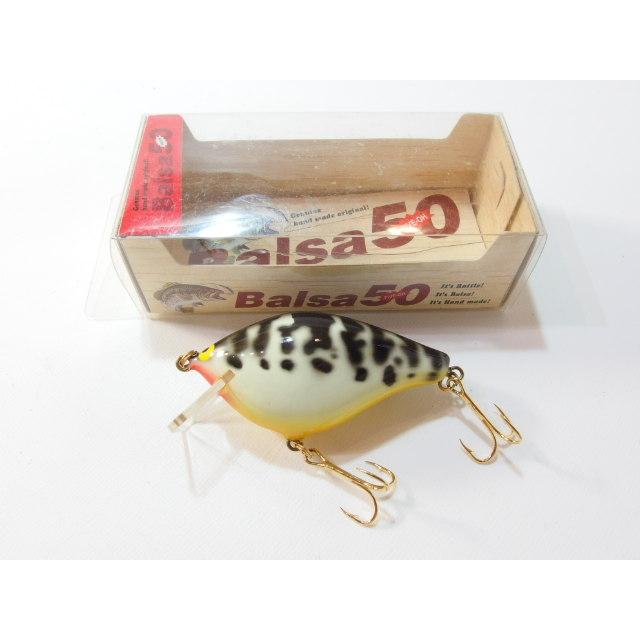 新品未使用　バルサ50　オリジナル　オリジナルサイズ　ホワイトコーチドッグ バルサ50 オリジナル クランクベイト Jr ホワイトコーチドッグ Balsa