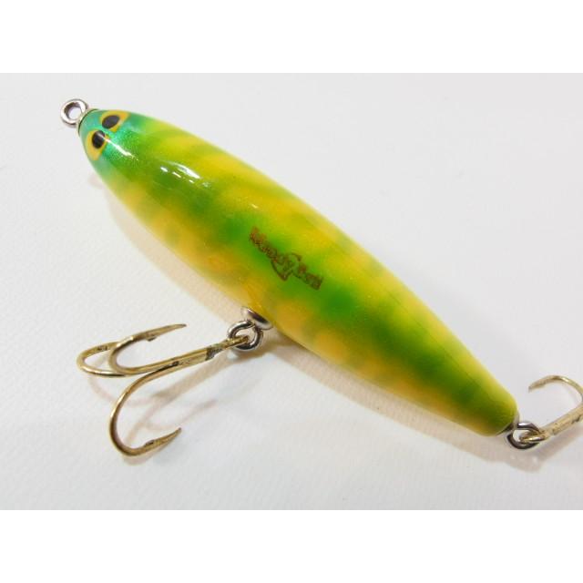 芸術品　ハンドメイド　トップウォータールアー OLD ハンドメイドトップウォータールアー を牽引したのは 道楽です