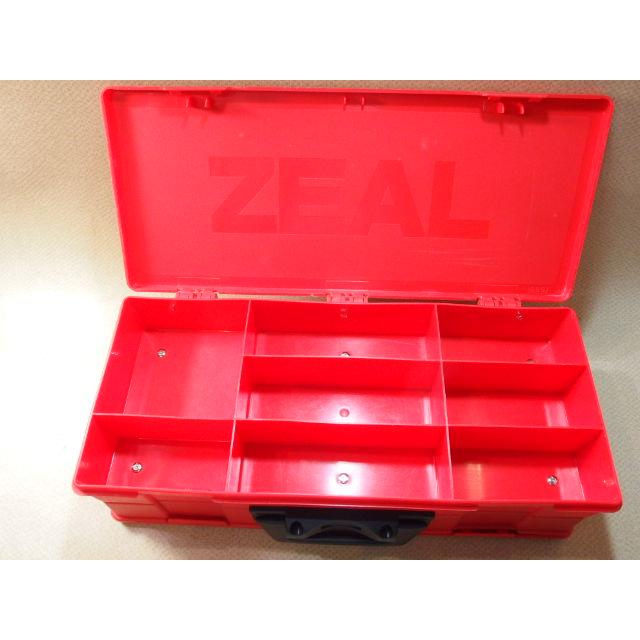 ZEAL アマゾンボックス 赤 ズイール 両面 タックルボックス (36147