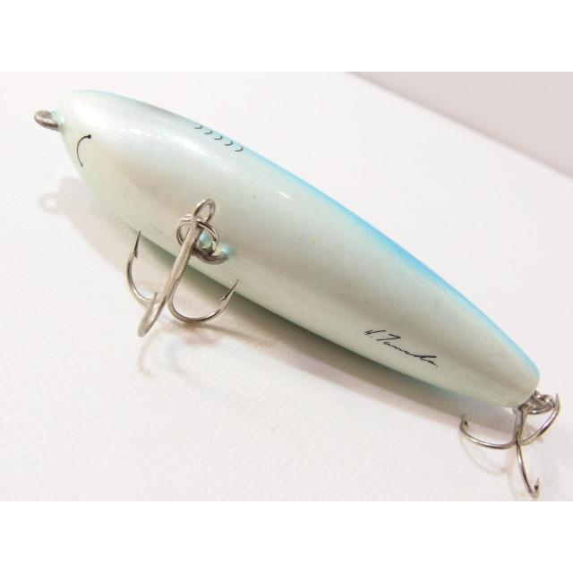 赤いシャーク型トップウォーター用ルアー ゴダグレイ シャープシャーク ハンドメイド トップウォータールアー