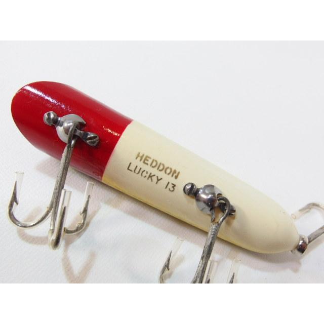 oldヘドン ラッキー13 黄色目　初期　首 ヘドン ラッキー 13 Heddon LUCKY 首割れ 書き目 黄色目 イエローアイ