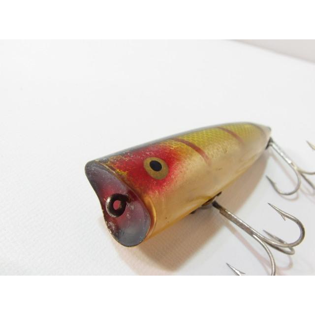 オールドヘドン　チャガースプーク　激レアカラー　首割れ　書き目　1960年代 ヘドン チャガースプーク Heddon CHUGGER SPOOK 首割れ 金目 L