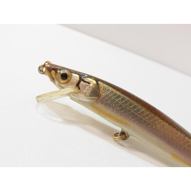 ウッドベイト 10cm ミノー ワカサギ エンドウルアー ホイル貼り
