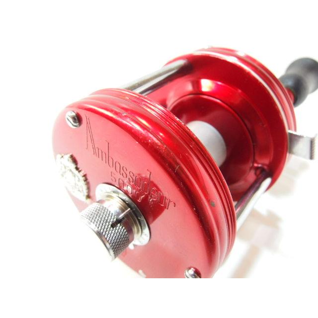 アブ アンバサダー 5000 赤 ABU Ambassadeur 右巻き ベイトリール