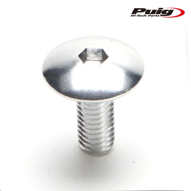 Puig（プーチ） Puig 0611P アルミ ボルト M6×15 (6本セット) [SILVER]汎用 ネジ : RAMBUTAN ...